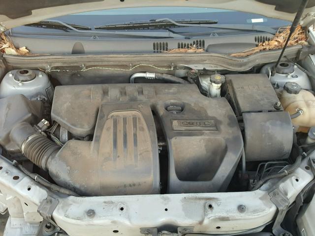 1G1AF5F59A7140035 - 2010 CHEVROLET COBALT 2LT SILVER photo 7