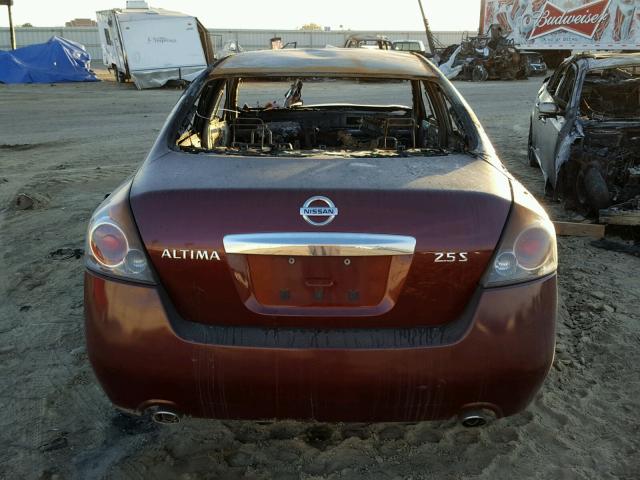 1N4AL2AP0BC174337 - 2011 NISSAN ALTIMA BAS BURGUNDY photo 10