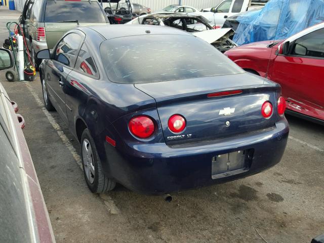 1G1AL18F387341625 - 2008 CHEVROLET COBALT LT BLUE photo 3