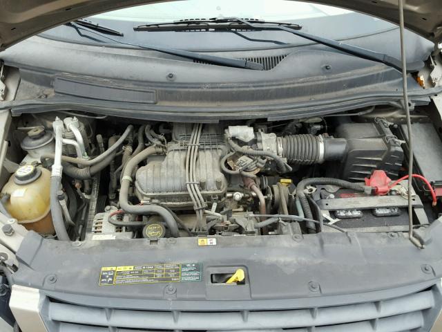 2FMZA57615BA86030 - 2005 FORD FREESTAR S TAN photo 7