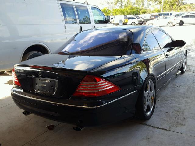 WDBPJ75J66A047606 - 2006 MERCEDES-BENZ CL 500 BLACK photo 4