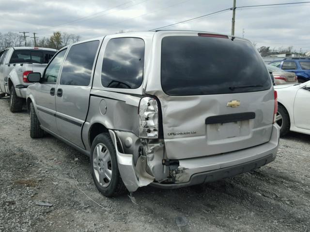 1GNDV23LX6D110616 - 2006 CHEVROLET UPLANDER L SILVER photo 3