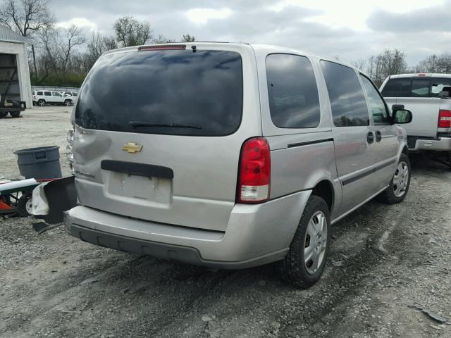 1GNDV23LX6D110616 - 2006 CHEVROLET UPLANDER L SILVER photo 4