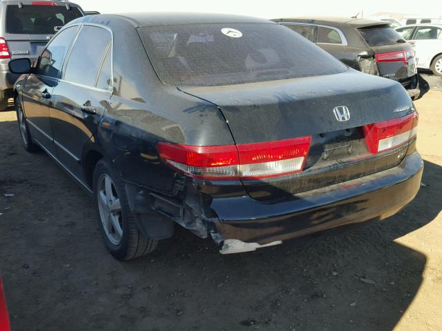 1HGCM56694A142620 - 2004 HONDA ACCORD EX BLACK photo 3