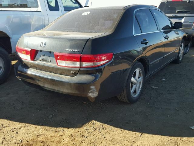 1HGCM56694A142620 - 2004 HONDA ACCORD EX BLACK photo 4