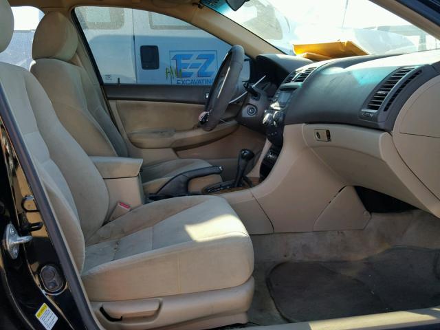 1HGCM56694A142620 - 2004 HONDA ACCORD EX BLACK photo 5