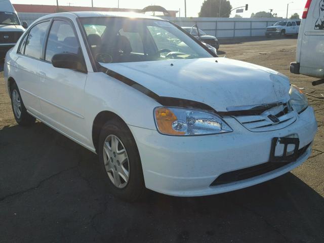 2HGES16583H583850 - 2003 HONDA CIVIC LX WHITE photo 1