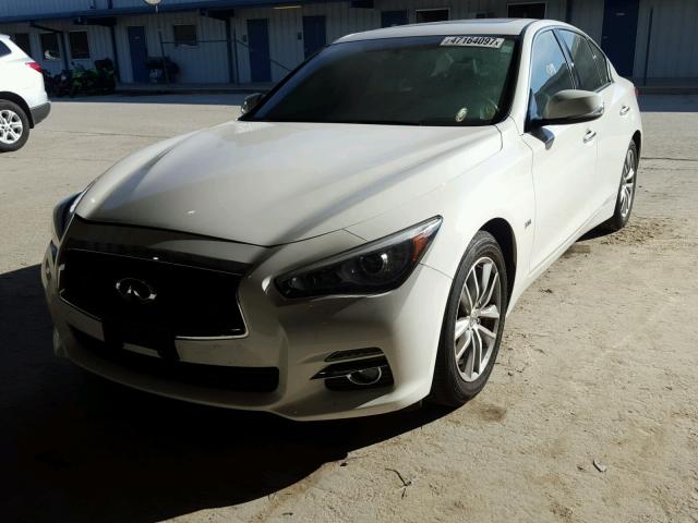 JN1EV7AP5HM742087 - 2017 INFINITI Q50 PREMIU WHITE photo 2