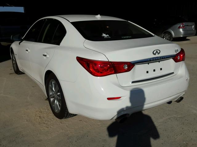 JN1EV7AP5HM742087 - 2017 INFINITI Q50 PREMIU WHITE photo 3