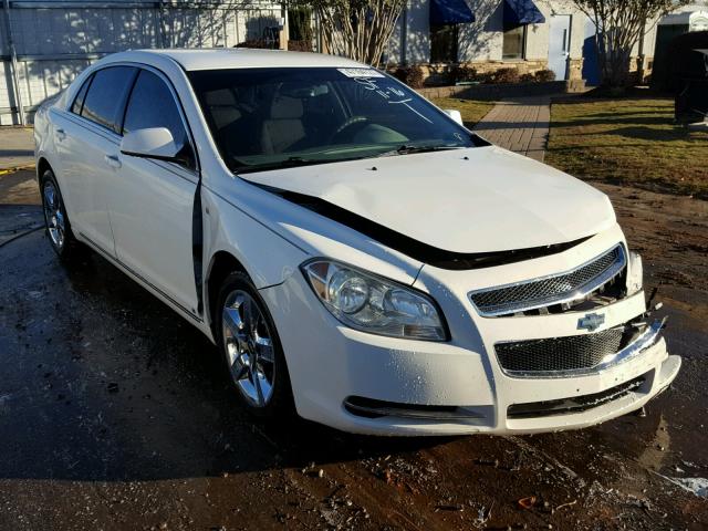 1G1ZH57B284221066 - 2008 CHEVROLET MALIBU 1LT WHITE photo 1