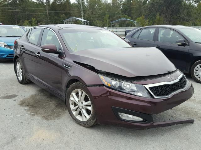 5XXGN4A76CG010540 - 2012 KIA OPTIMA EX BURGUNDY photo 1