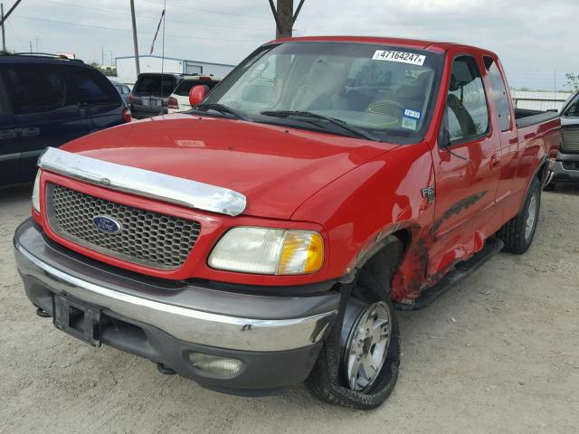 1FTRX18W13NA69014 - 2003 FORD F150 RED photo 2