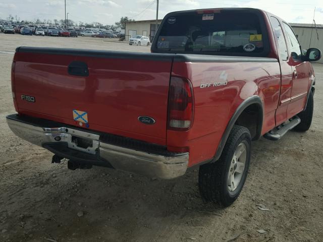 1FTRX18W13NA69014 - 2003 FORD F150 RED photo 4