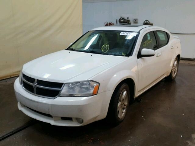 1B3CC5FB9AN227087 - 2010 DODGE AVENGER R/ WHITE photo 2