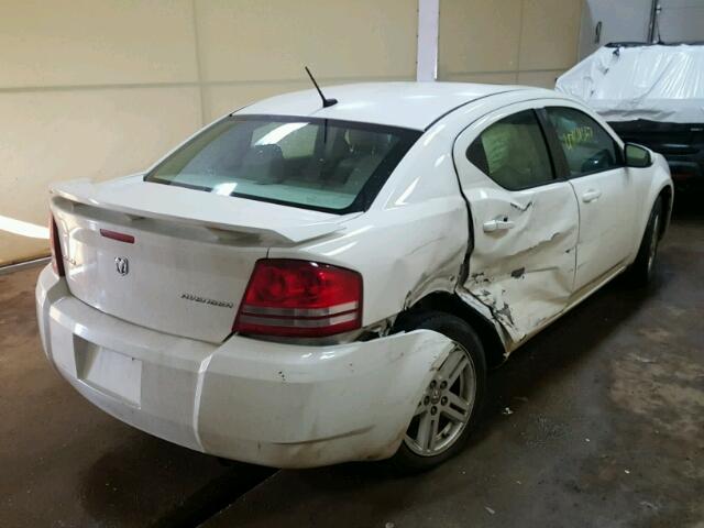 1B3CC5FB9AN227087 - 2010 DODGE AVENGER R/ WHITE photo 4