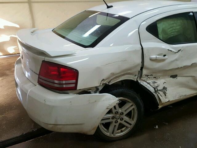 1B3CC5FB9AN227087 - 2010 DODGE AVENGER R/ WHITE photo 9