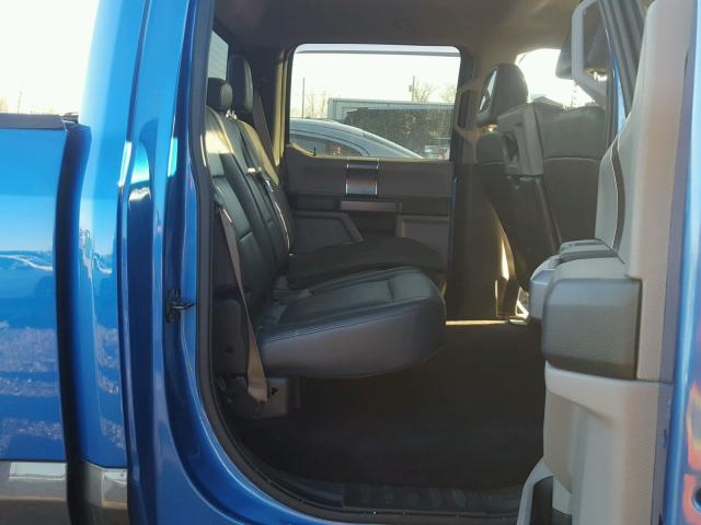 1FTEW1EG2FKE99350 - 2015 FORD F150 SUPER BLUE photo 6