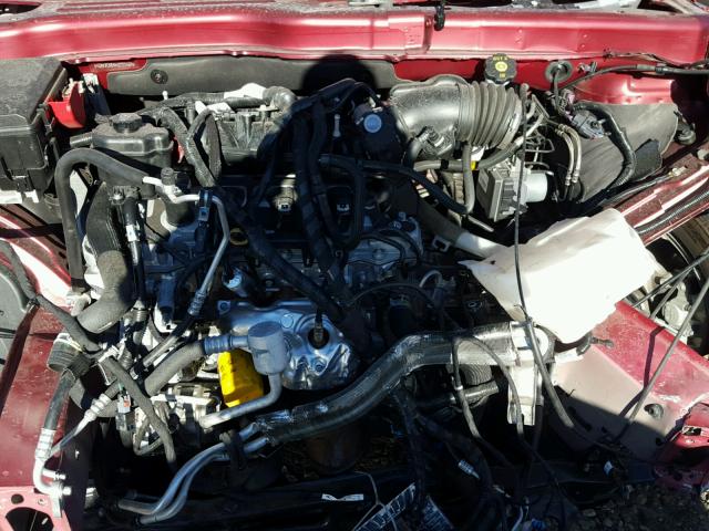 5GAKVCKD4HJ232569 - 2017 BUICK ENCLAVE MAROON photo 7