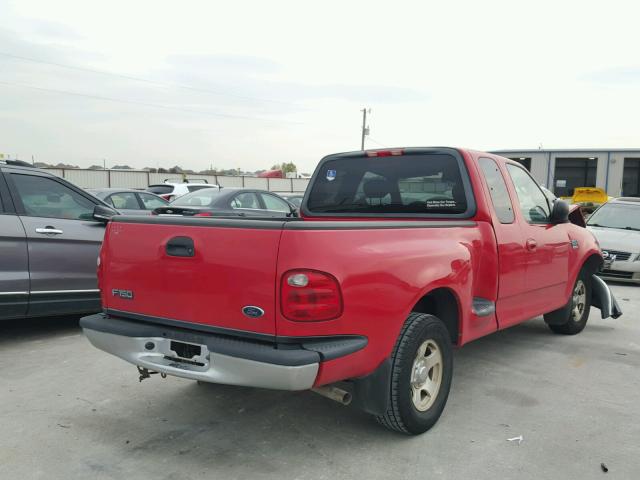 1FTRX07W93KD26160 - 2003 FORD F150 RED photo 4