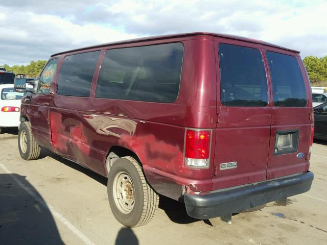 1FMRE11W26DB30280 - 2006 FORD ECONOLINE MAROON photo 3