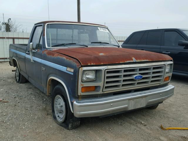 1FTDF15Y3ENA74057 - 1984 FORD F150 BLUE photo 1