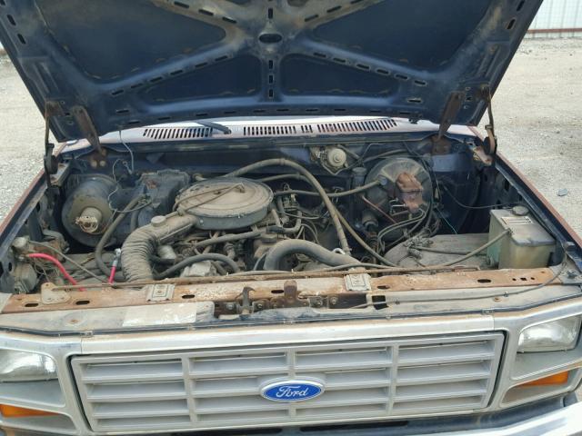 1FTDF15Y3ENA74057 - 1984 FORD F150 BLUE photo 7