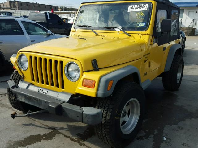 1J4FA49S7YP727054 - 2000 JEEP WRANGLER / YELLOW photo 2