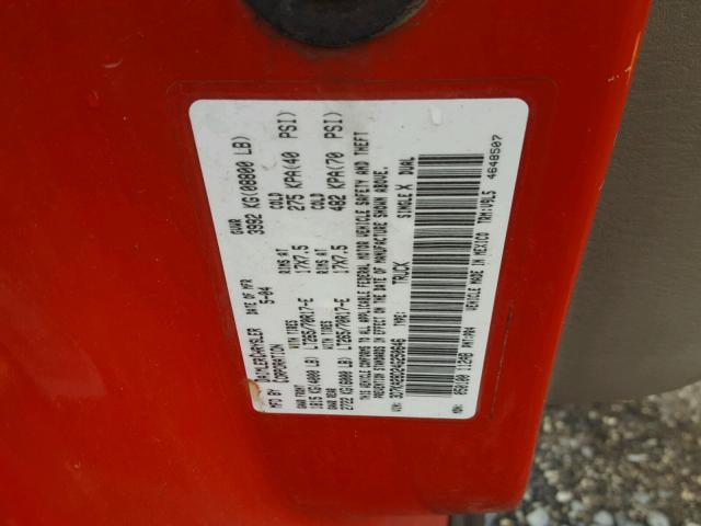 3D7KA28D24G250646 - 2004 DODGE RAM 2500 S Qırmızı foto 10