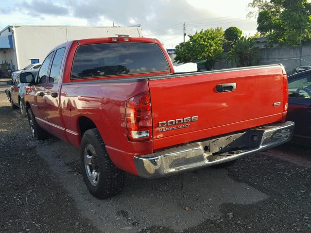 3D7KA28D24G250646 - 2004 DODGE RAM 2500 S Qırmızı foto 3