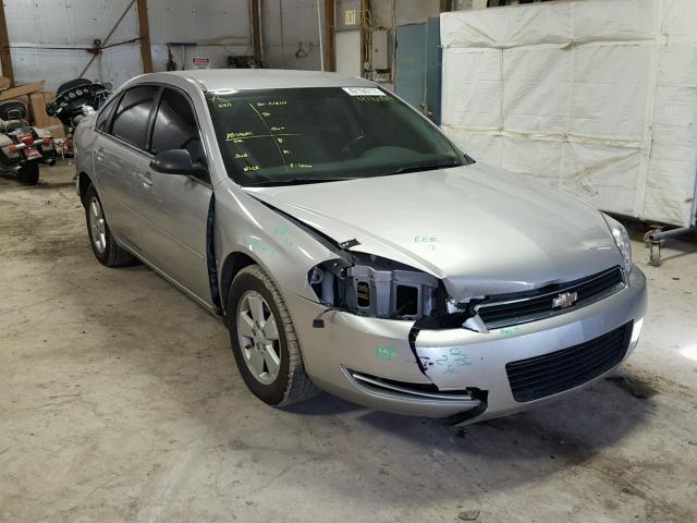 2G1WT58N179190804 - 2007 CHEVROLET IMPALA LT SILVER photo 1