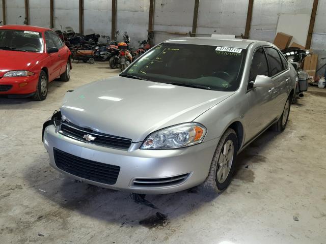 2G1WT58N179190804 - 2007 CHEVROLET IMPALA LT SILVER photo 2