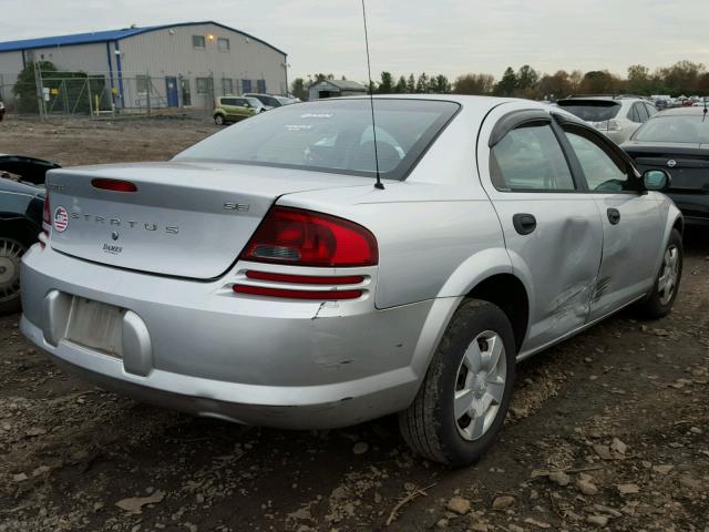 1B3EL36X13N535074 - 2003 DODGE STRATUS SE SILVER photo 4