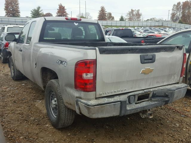 1GCEK19J49Z168251 - 2009 CHEVROLET SILVERADO BEIGE photo 3