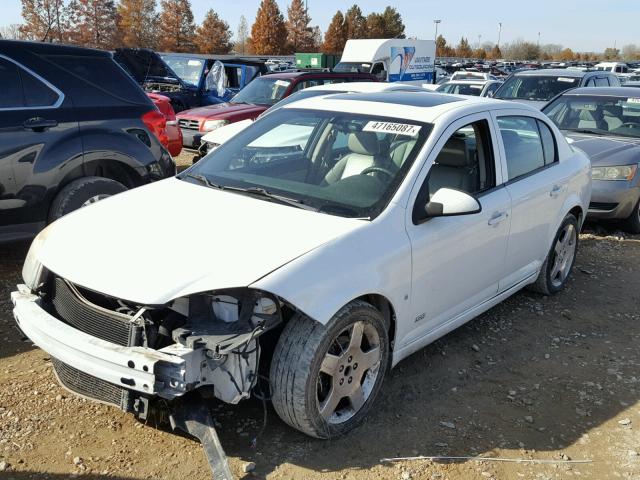 1G1AM55B967870600 - 2006 CHEVROLET COBALT SS WHITE photo 2