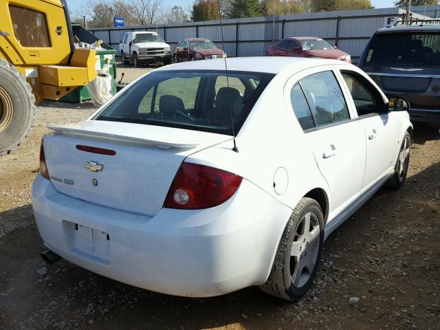 1G1AM55B967870600 - 2006 CHEVROLET COBALT SS WHITE photo 4