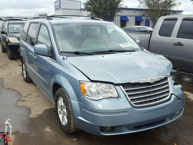 2A8HR54P68R787608 - 2008 CHRYSLER TOWN & COU TURQUOISE photo 1