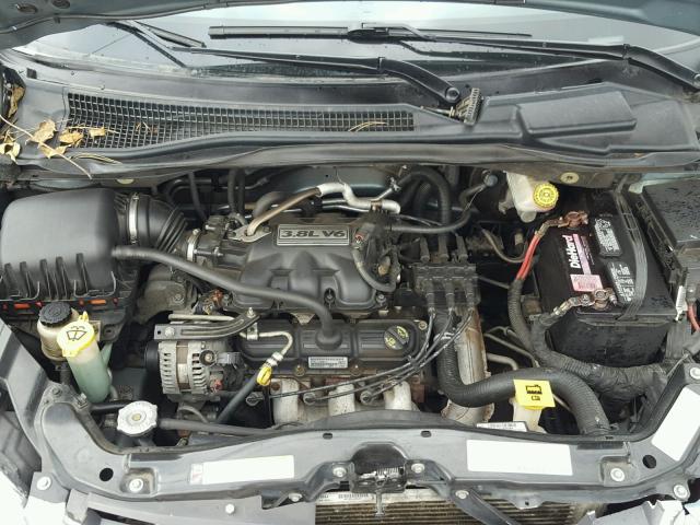 2A8HR54P68R787608 - 2008 CHRYSLER TOWN & COU TURQUOISE photo 7