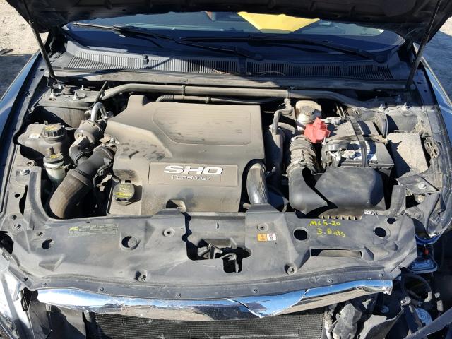 1FAHP2KT3AG110797 - 2010 FORD TAURUS SHO BLACK photo 7