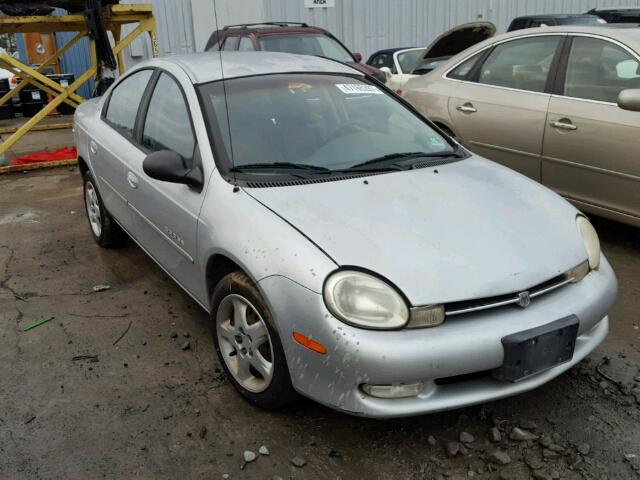 1B3ES46C7YD792520 - 2000 DODGE NEON BASE SILVER photo 1