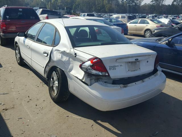 1FAFP53266A257429 - 2006 FORD TAURUS SE WHITE photo 3