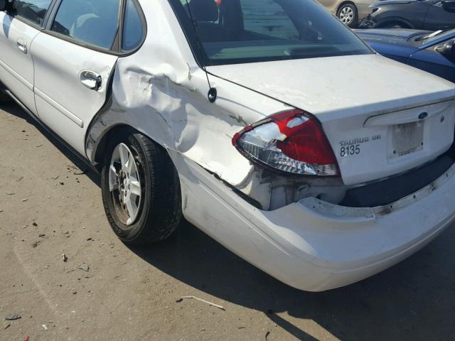 1FAFP53266A257429 - 2006 FORD TAURUS SE WHITE photo 9