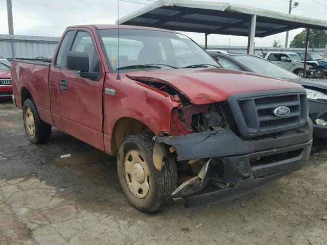 1FTRF12237NA21366 - 2007 FORD F150 MAROON photo 1