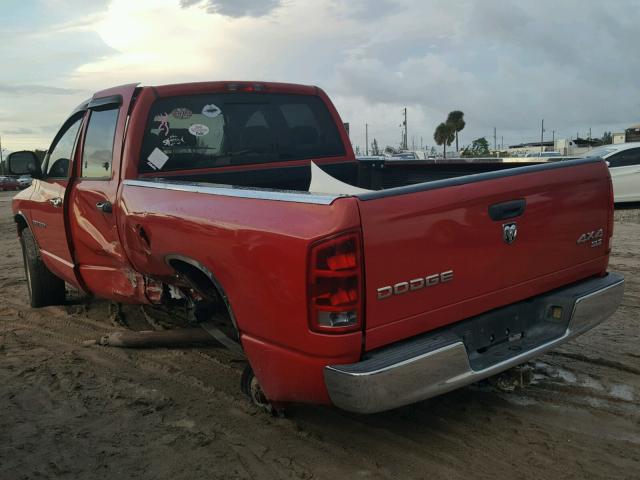 1D7HU18D54S773325 - 2004 DODGE RAM 1500 S RED photo 3