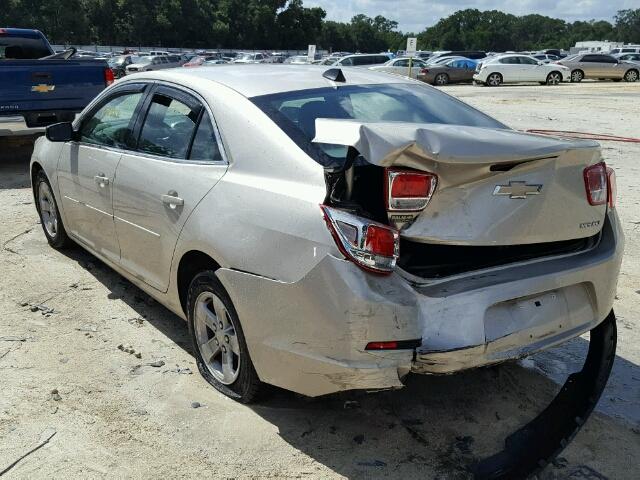 1G11B5SA9DF338929 - 2013 CHEVROLET MALIBU LS ვერცხლისფერი ფოტო 3