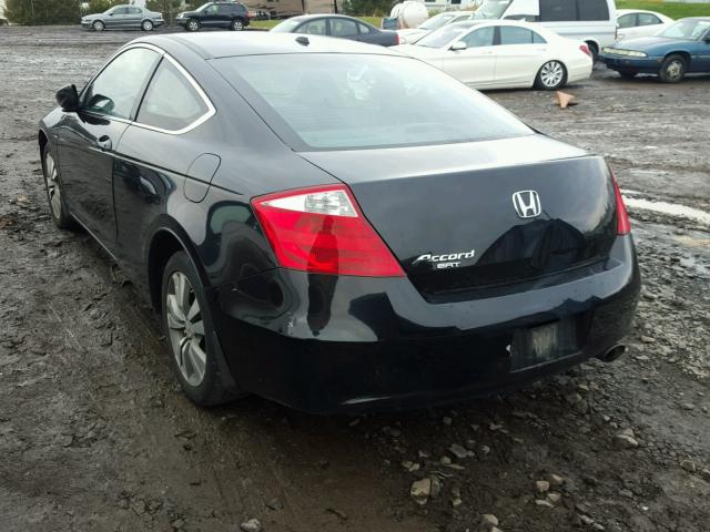 1HGCS12898A017130 - 2008 HONDA ACCORD EXL BLACK photo 3