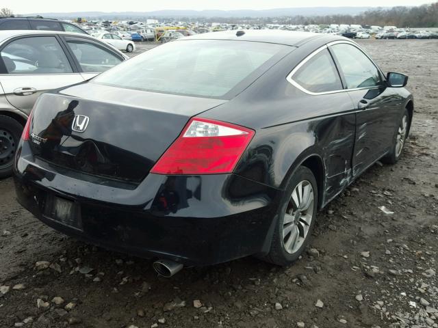 1HGCS12898A017130 - 2008 HONDA ACCORD EXL BLACK photo 4