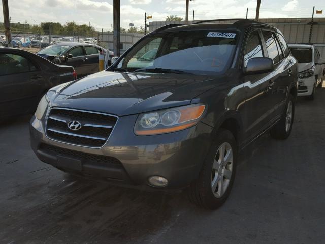 5NMSH13E29H274988 - 2009 HYUNDAI SANTA FE S GRAY photo 2