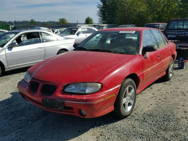 1G2NE52T4TC813005 - 1996 PONTIAC GRAND AM S 红色 照片 2