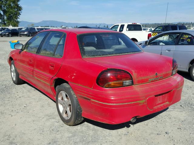 1G2NE52T4TC813005 - 1996 PONTIAC GRAND AM S 红色 照片 3