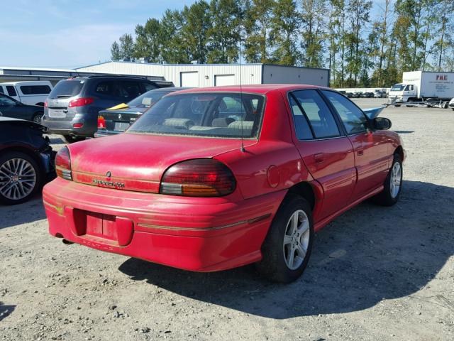 1G2NE52T4TC813005 - 1996 PONTIAC GRAND AM S 红色 照片 4
